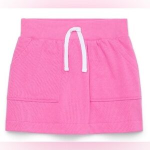 Girl’s Fleece Skort, Hot Pink XL Plus Size 14-16 With Pockets